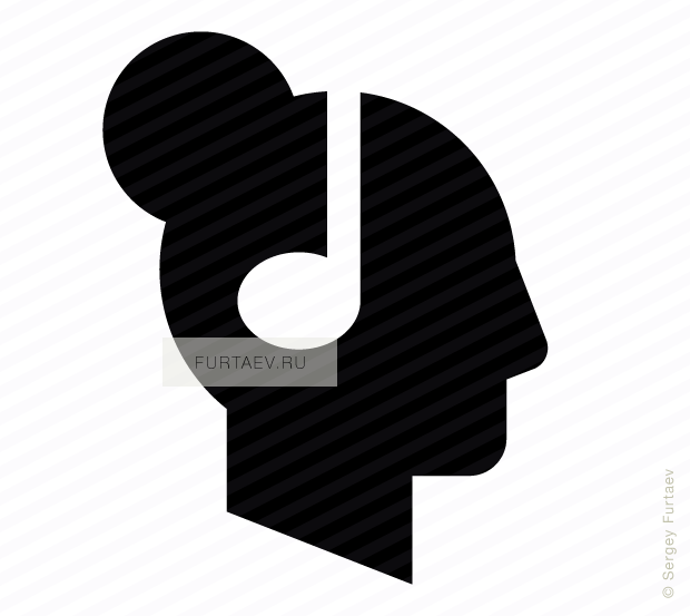 Icon Of Female Profile With Headphones - Graphic Design (620x553), Png Download