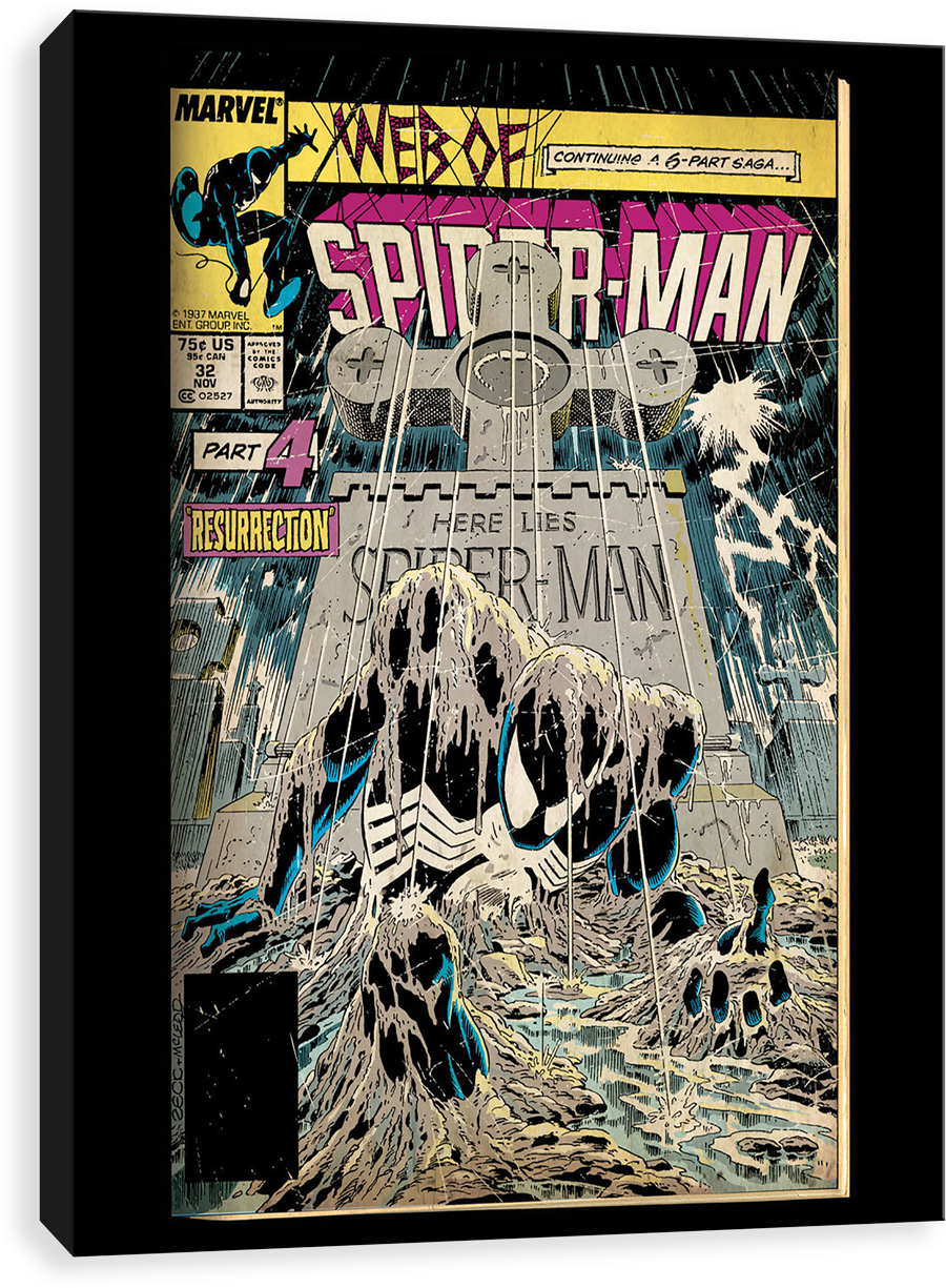 Here Lies Spider-man - Here Lies Spiderman (1280x1280), Png Download