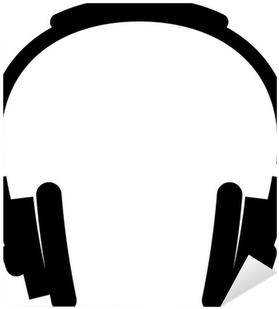 Dj Headphones Vector Illustration Sticker • Pixers® - Dj Headphones Vector (400x400), Png Download