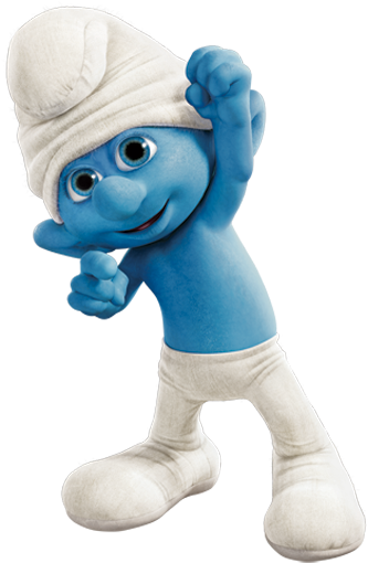 Smurf Png - Cute Smurf (332x522), Png Download