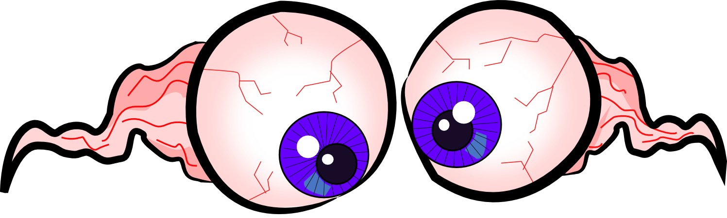 28 Collection Of Halloween Eyes Clipart - Halloween Clipart (1497x450), Png Download