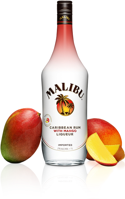 Malibu Mango - Malibu Rum Flavors (500x640), Png Download