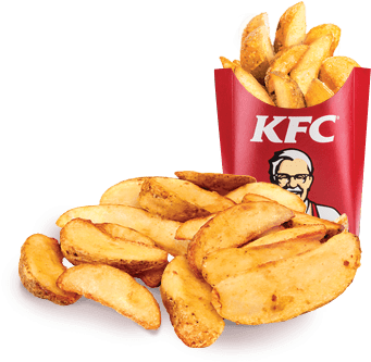 Kfc Fries Png - Kfc Seasoned Potato Wedges (500x350), Png Download