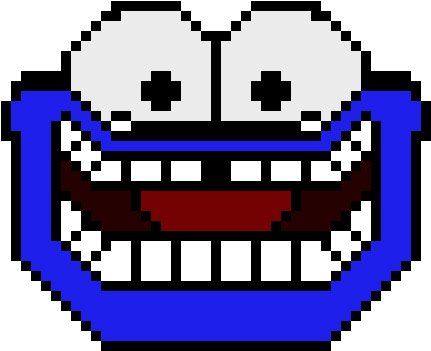 Cookie Monster (440x450), Png Download
