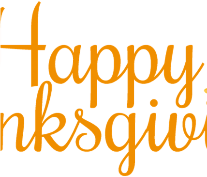 Happy Thanksgiving - Lake Erie (427x417), Png Download