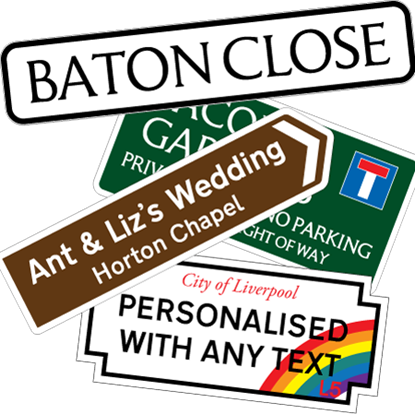 Picture For Category Uk Street & Road Signs - Road (415x415), Png Download