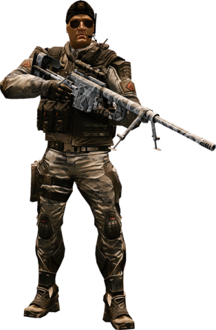 Heavy Sniper Enemy - Warface Sniper Png (314x479), Png Download
