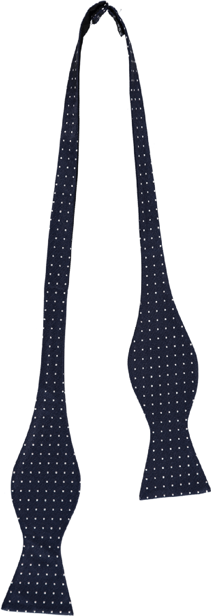 Bow Tie Silk Navy Blue Spotted - Silk (2128x2128), Png Download
