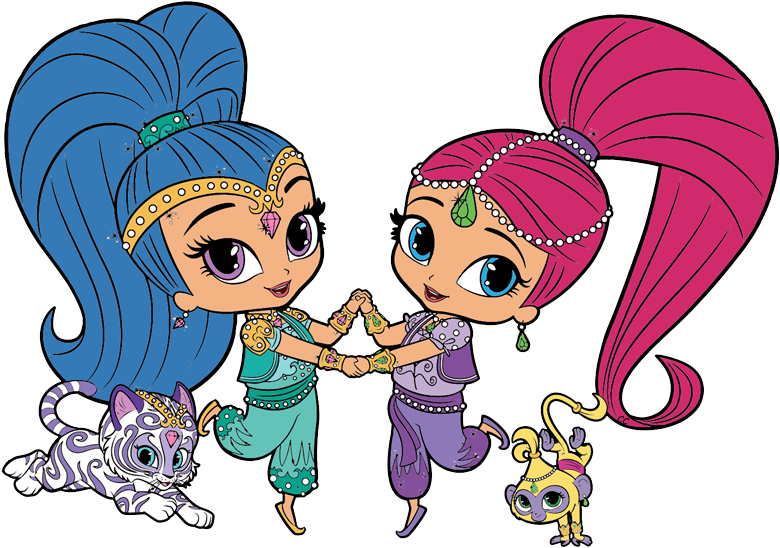 Nahal Shimmer, Shine, Nahal, - Shimmer And Shine Clipart (790x554), Png Download