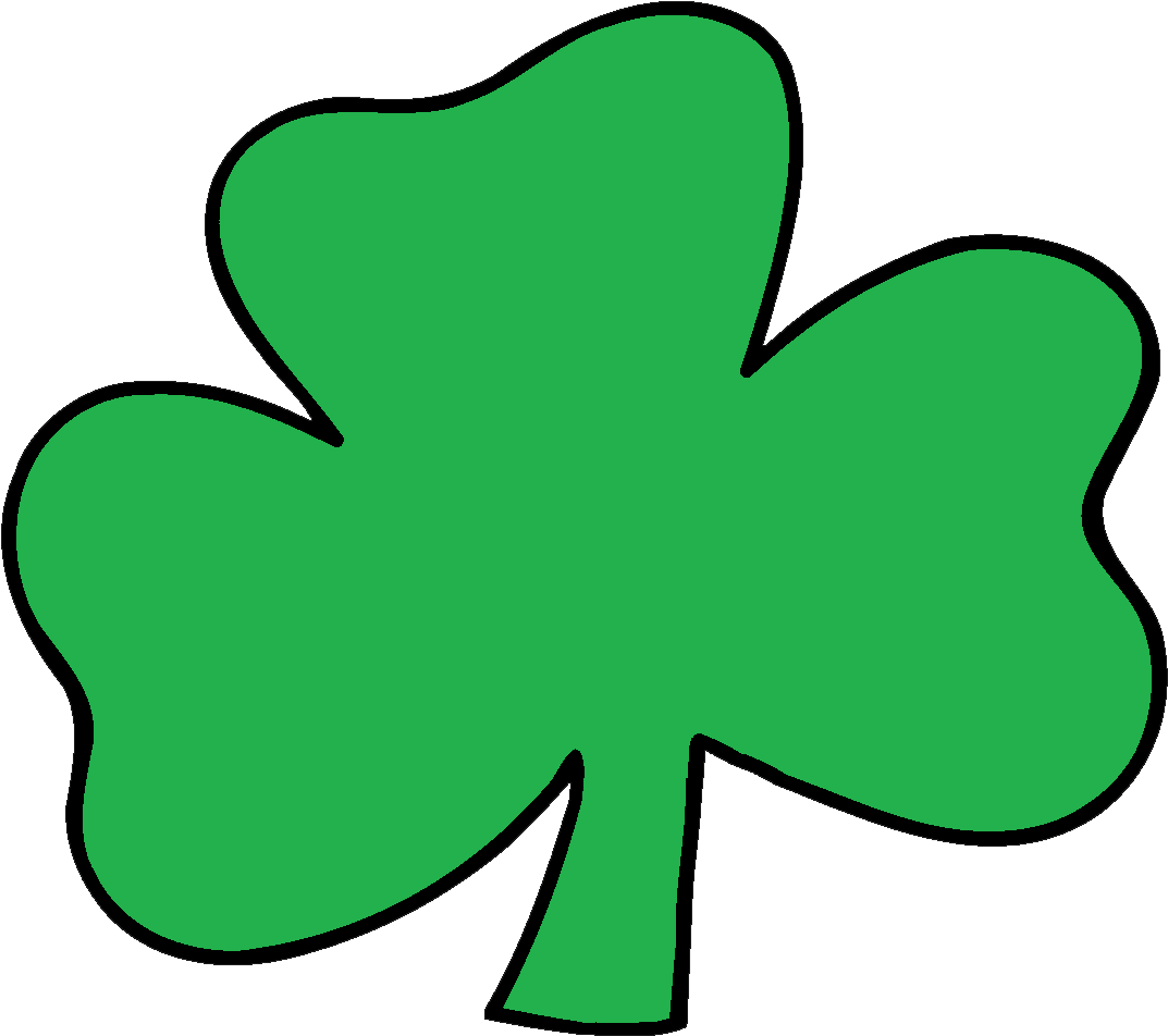 Clipart Shamrock Clipart Clipart Image - St Patricks Day Workouts (1111x990), Png Download