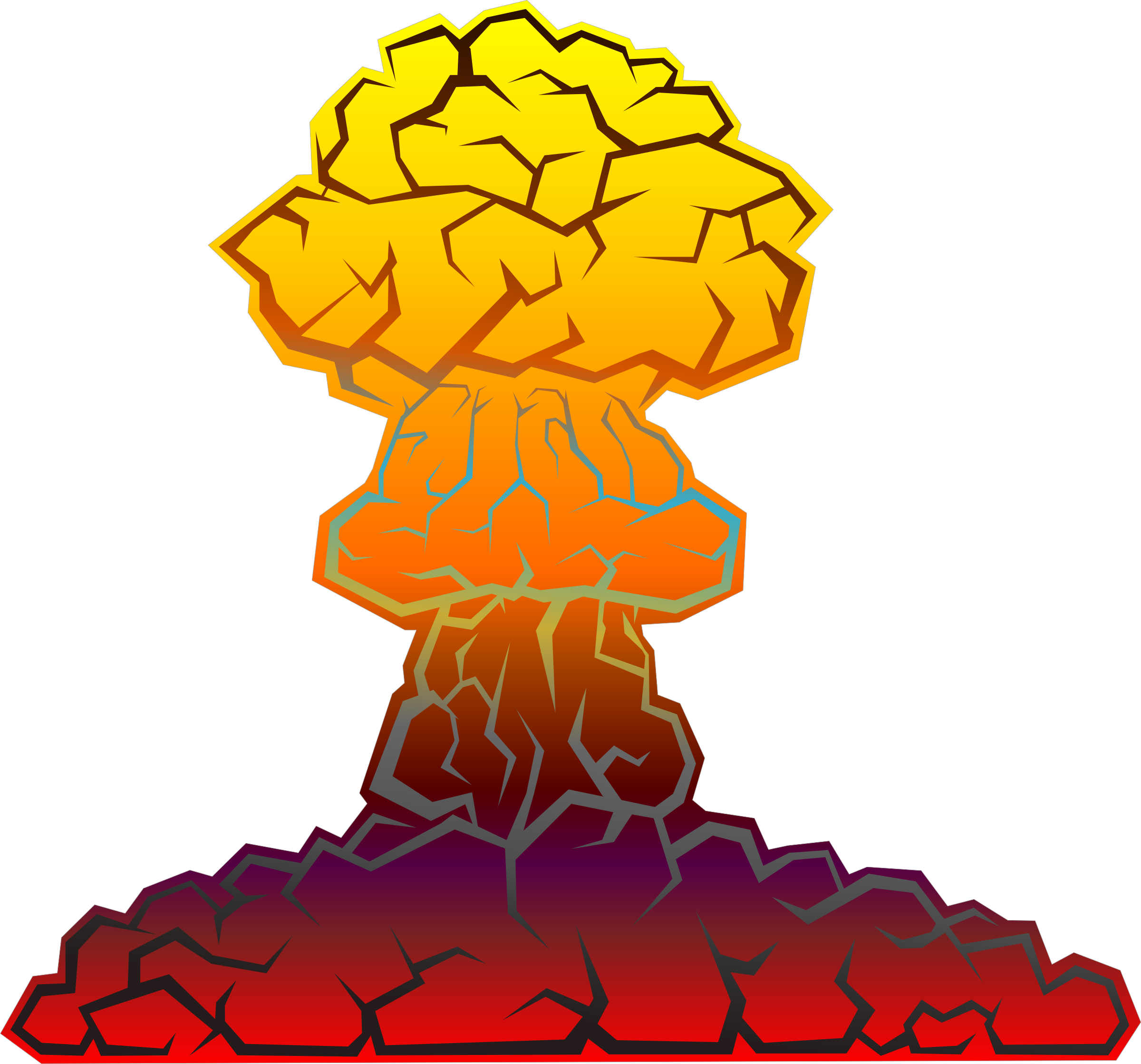 Download HD Nuclear Explosion Png - Nuclear Explosion Clip Art Transparent  PNG Image - NicePNG.com, image size:2400x2239