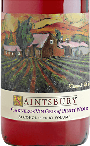Saintsbury Vineyard - Saintsbury Vincent Vin Gris Rose (375x500), Png Download