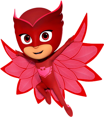 Ululette Pjmasks Heroes En Pijamas Nina - Pj Masks: Pj Masks In Action [book] (377x423), Png Download