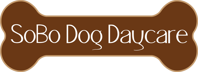 Sobo Dog Daycare Dog Logo Sobo Dog Daycare Bone Logo - Dog Bone (658x240), Png Download