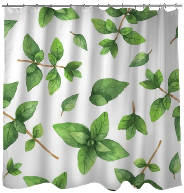 Watercolor Vector Seamless Pattern Hand Drawn Herb - Placemat (400x400), Png Download