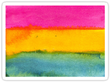 Watercolor Pansexual Pride Flag By Sadiesavesit - Pan Sexual Flag Phone Background (375x360), Png Download