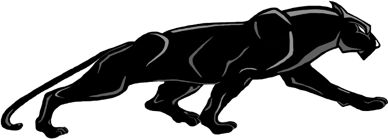 Fr Panthers - Panther Logo Full Body (760x475), Png Download