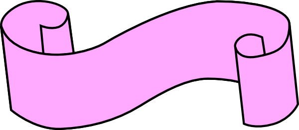 Download Hd Pink Banner Ribbon Pink Ribbon Clipart Ribbon Blue