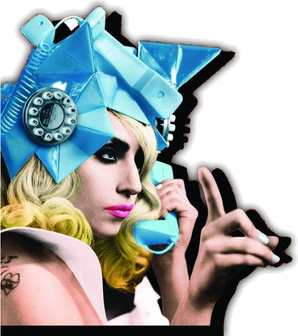 Lady - Lady Gaga & Beyoncé, Beyoncé / Telephone (the Remixes) (640x693), Png Download