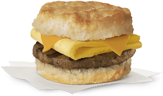 Biscuit Drawing Breakfast Sandwich - Chick Fil A Sausage Biscuit (800x800), Png Download