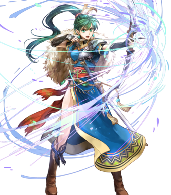 Lyn Lady Of The Wind Btlface C - Lyn Lady Of The Wind (340x388), Png Download