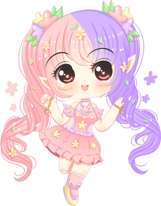 Chibi Clipart Chibi Anime - Kawaii Chibi (680x800), Png Download