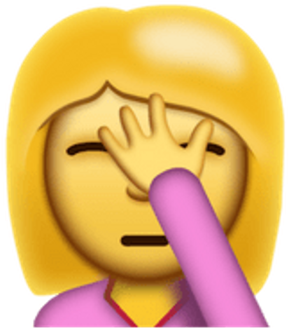Agg Emoji Idontknow Tumblr Lumpoff Tumblr Disponible - Shaking Head Emoji (1024x1024), Png Download