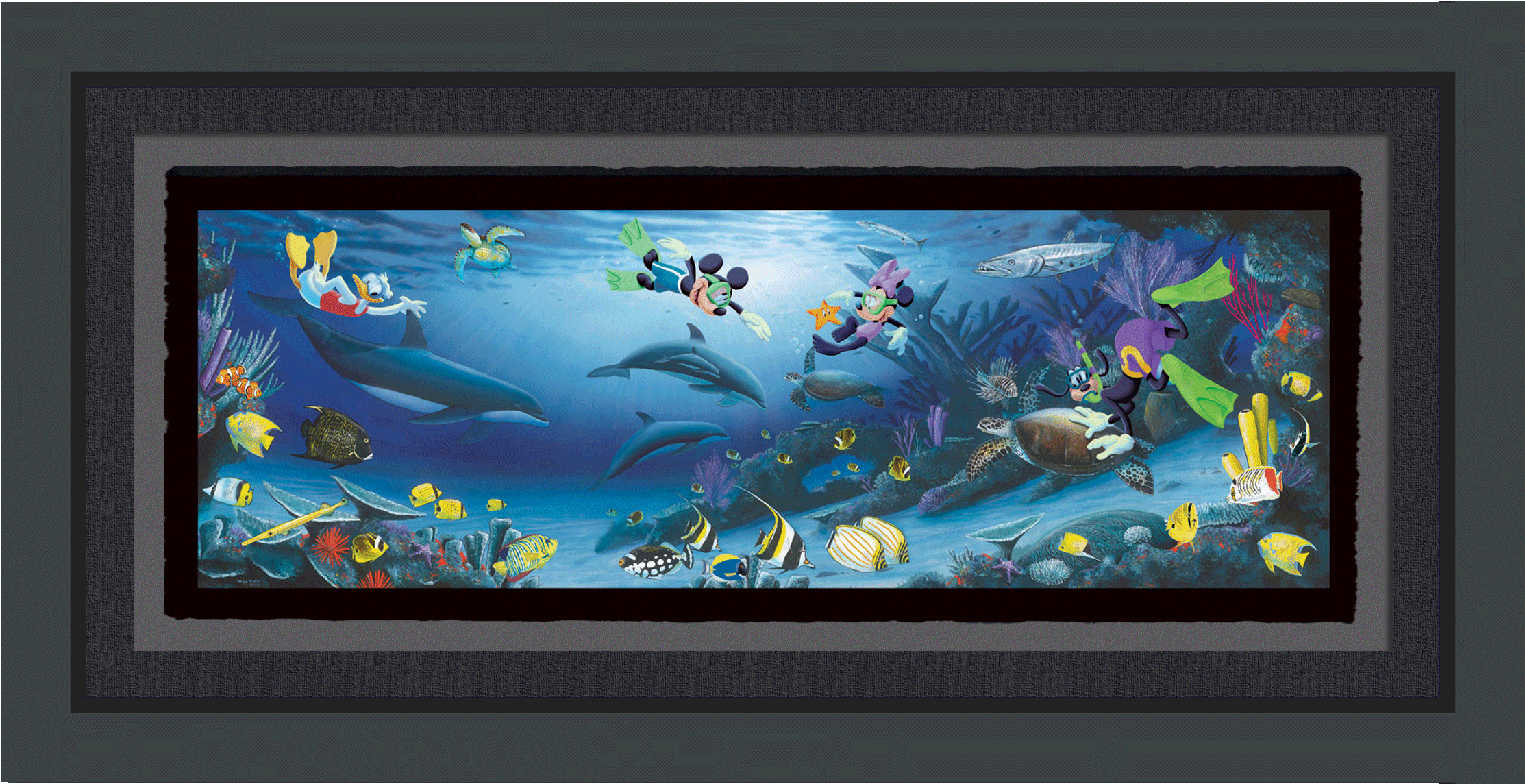 Image Description - Wyland Disney (2700x1800), Png Download