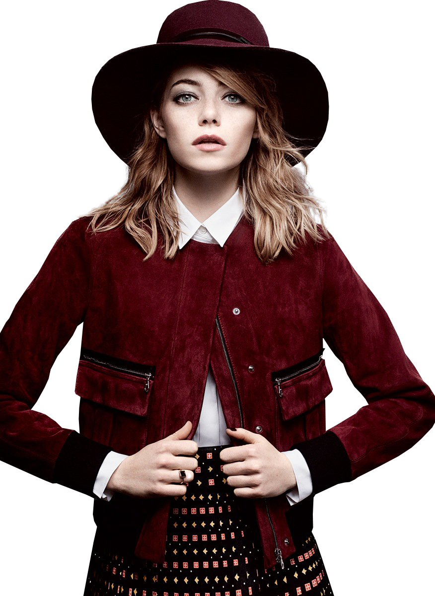 Emma Stone Png File - Emma Stone Photoshoot Vogue (876x1200), Png Download