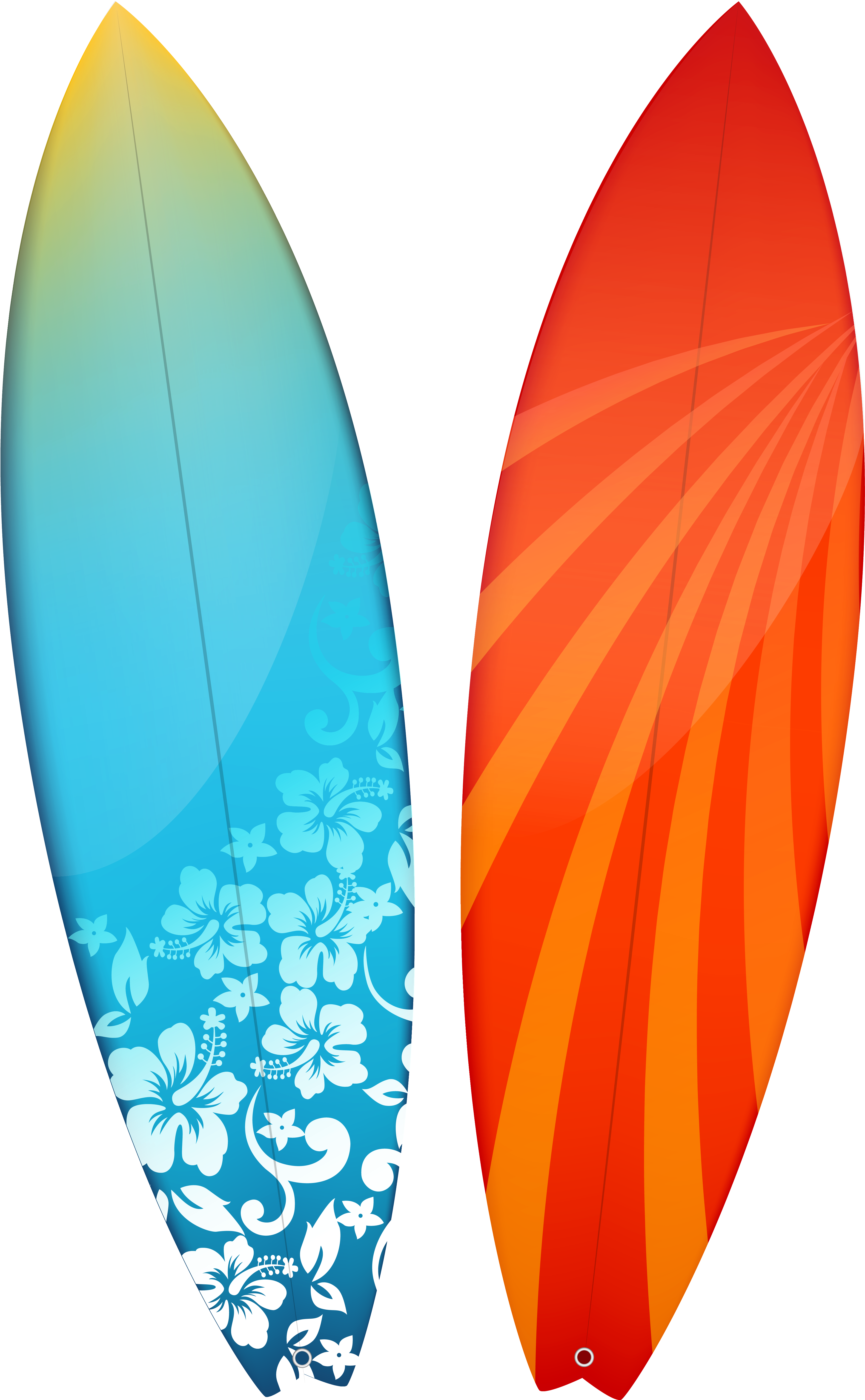 Summer Clipart, Clipart Images, High Quality Images, - Surfboards Clipart (396x600), Png Download
