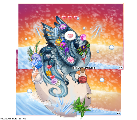 Beautiful Chicken Queen By Foxcat100 - Creative Arts (446x390), Png Download