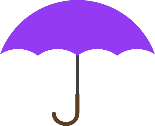 Original Png Clip Art File Purple Umbrella Svg Images (600x490), Png Download