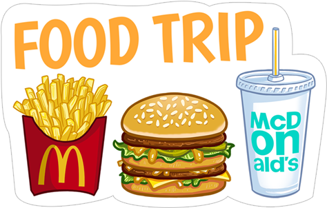 Load Pngimg Stickers Png - Mcdo Viber Sticker (490x317), Png Download