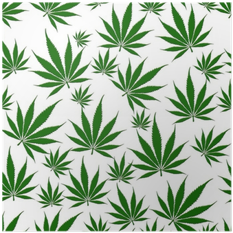 Weed Leaves White Background (400x400), Png Download