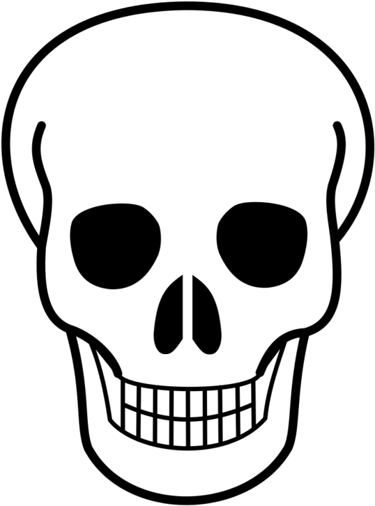 Printable Skulls With Flames - Skull Clipart Transparent Background (600x600), Png Download