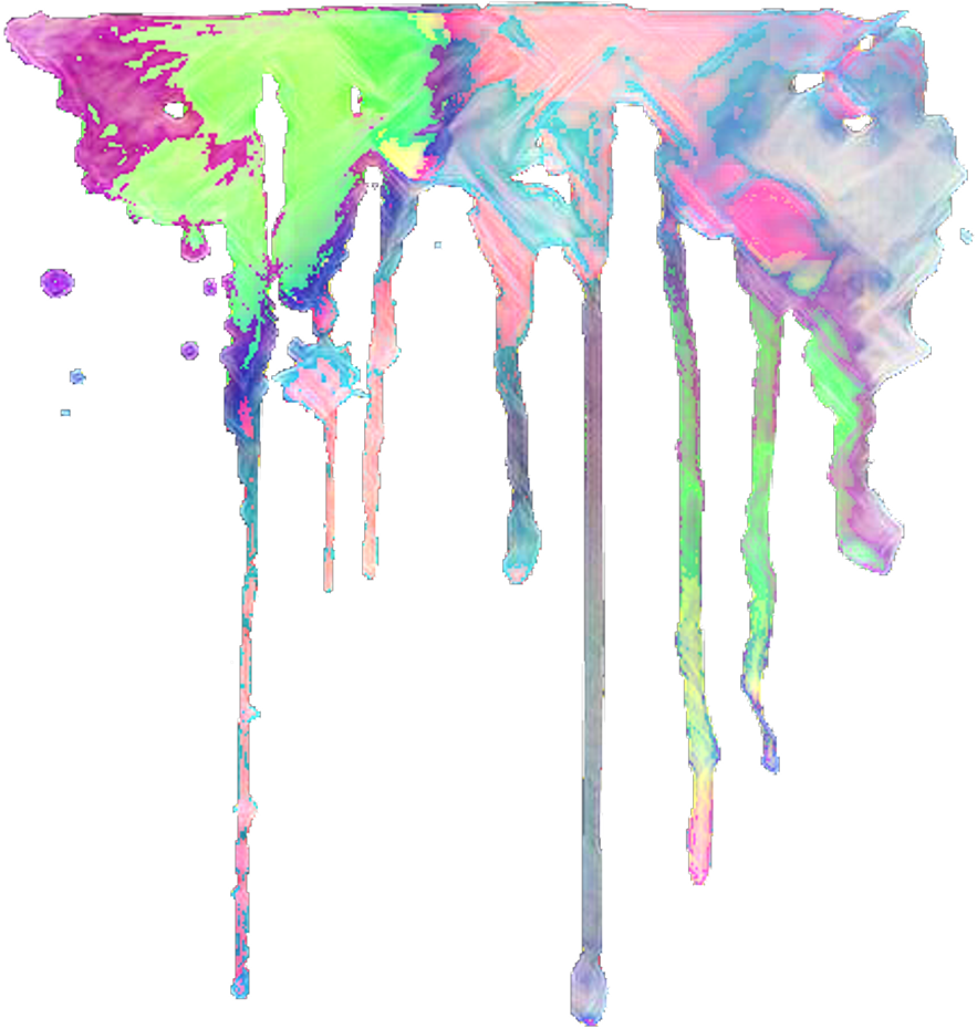 Png Leak Liquid Watercolor Colorful Splash Overlay - Watercolor Painting (1024x1024), Png Download