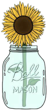 Clip Library Library Sticker Pegantina Calcomanias - Sunflower Merchandise (399x439), Png Download