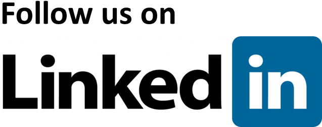 Follow Linkedin Logo 3 By Melissa - Follow Us Linkedin Logo Png (677x287), Png Download