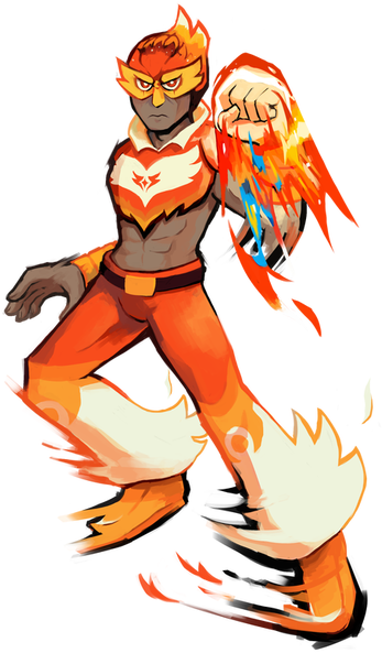 Lucha - Cartoon (400x612), Png Download