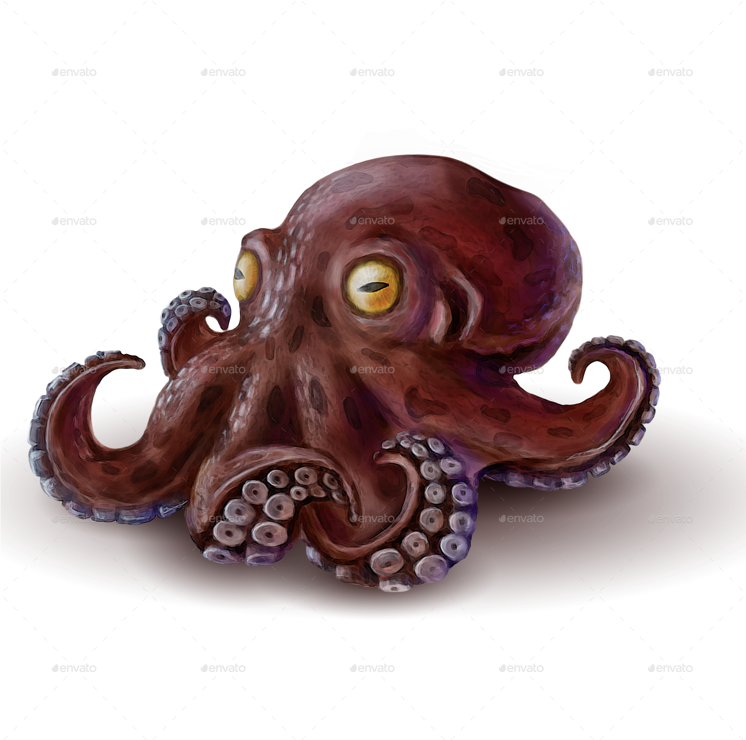 Octopus Octopus - Giant Octopus Transparent Background (1500x1500), Png Download