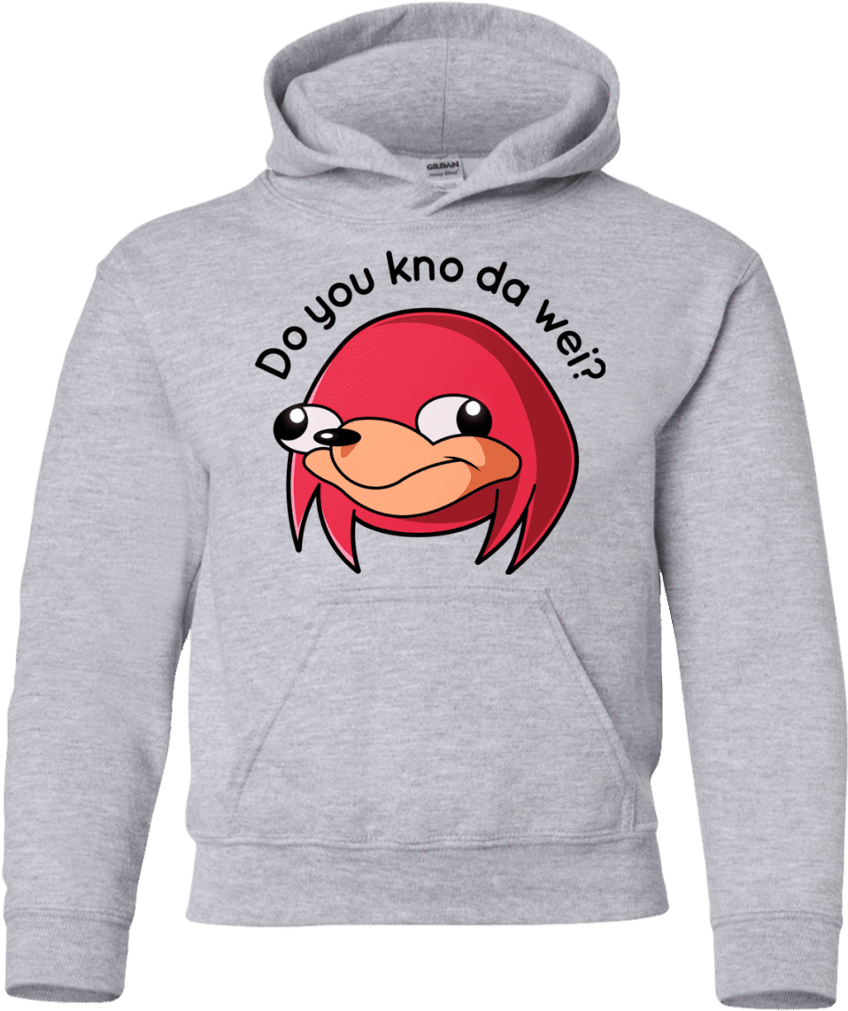 Ugandan Knuckles Youth Hoodie - Grunt Duty Honor Country (m) (1155x1155), Png Download