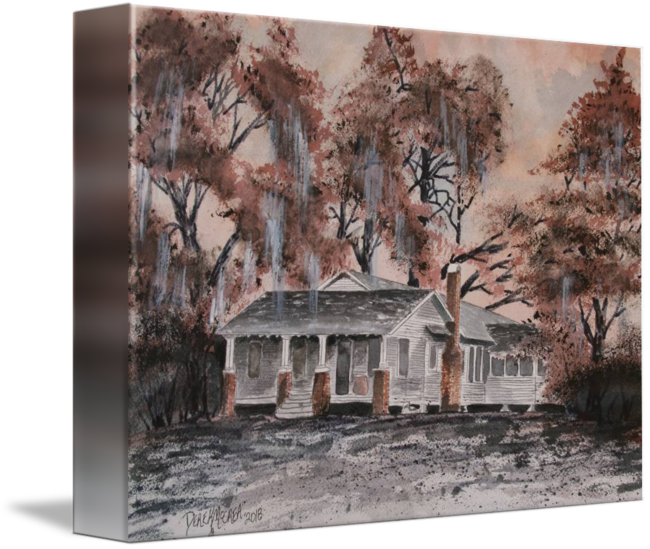 Image Old House Watercolor Painting By Derek Mccrea - Watercolor Painting (650x549), Png Download