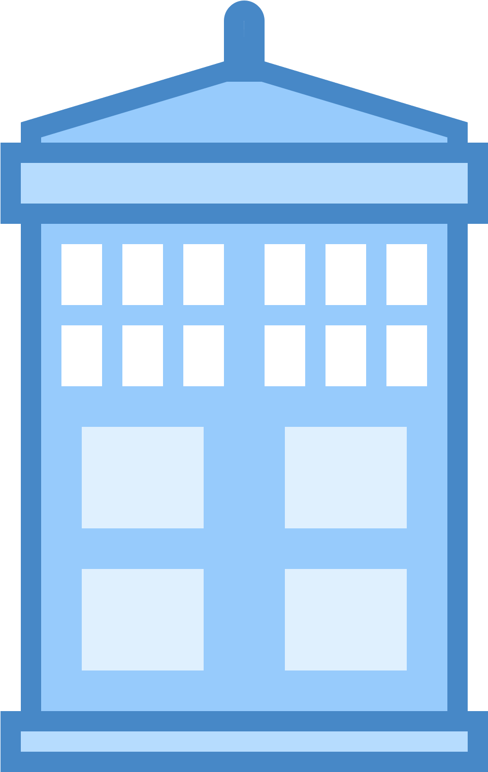 Tardis Icon (1600x1600), Png Download