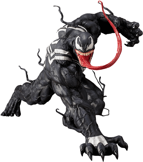 Spiderman Venom Png Png Freeuse Download - Marvel Now Comics Artfx+ Venom 1:10 Scale Statue Figure (600x600), Png Download
