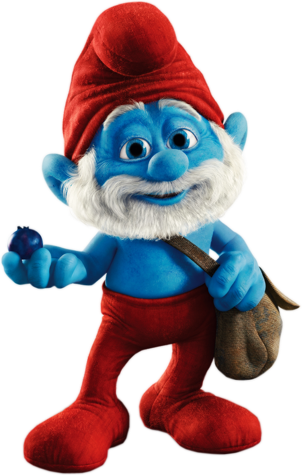 Movie Papa Smurf - Smurfs Movie (623x979), Png Download