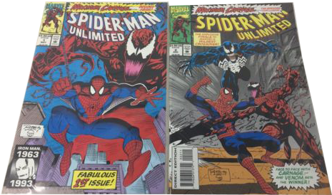 Marvel "spiderman" Unlimited Comic Books - Spider-man Unlimited (500x375), Png Download