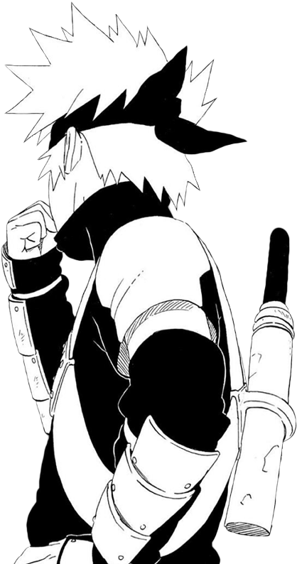 Young Kakashi Manga (540x810), Png Download