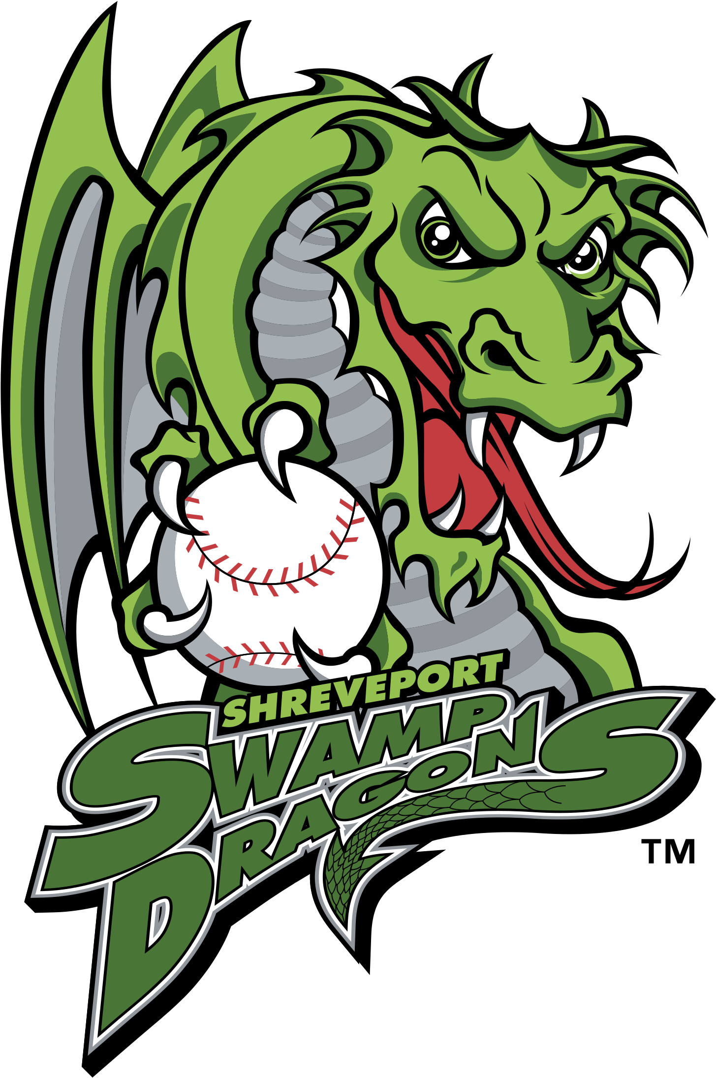 Shreveport Swamp Dragons Logo Png Transparent - Swamp Dragons Logo (2400x2400), Png Download