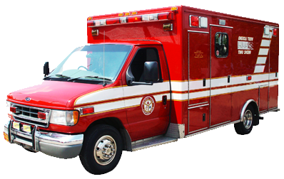 Beauty And The Beast Figurine, Ambulance, Purple Lightning - Emergency Service Png (400x400), Png Download