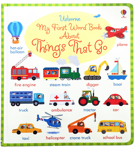 İngilizce Çocuk Kitapları - My First Word Book About Things That Go (600x600), Png Download